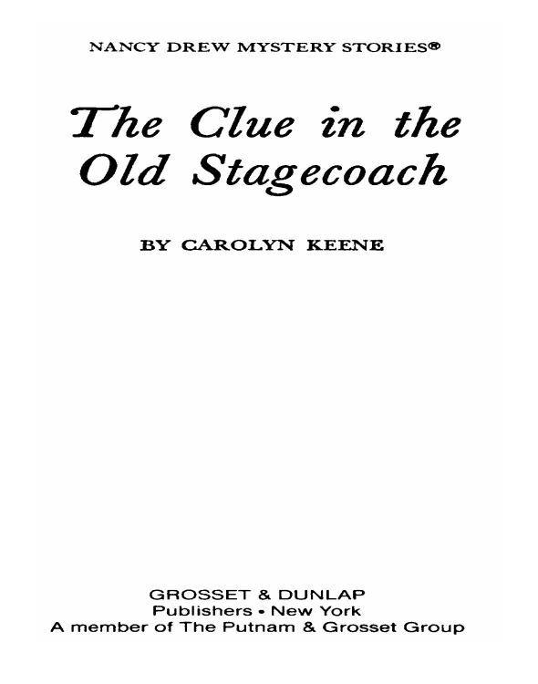 The Clue in the Old Stagecoach