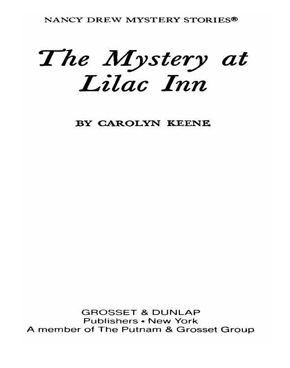 The Mystery at Lilac Inn #4