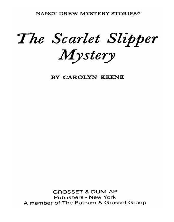 The Scarlet Slipper Mystery
