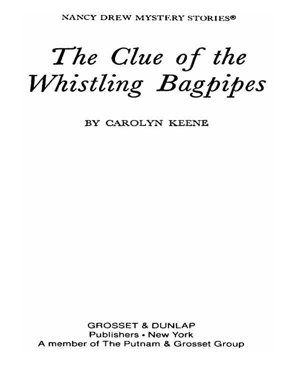 The Clue of the Whistling Bagpipes