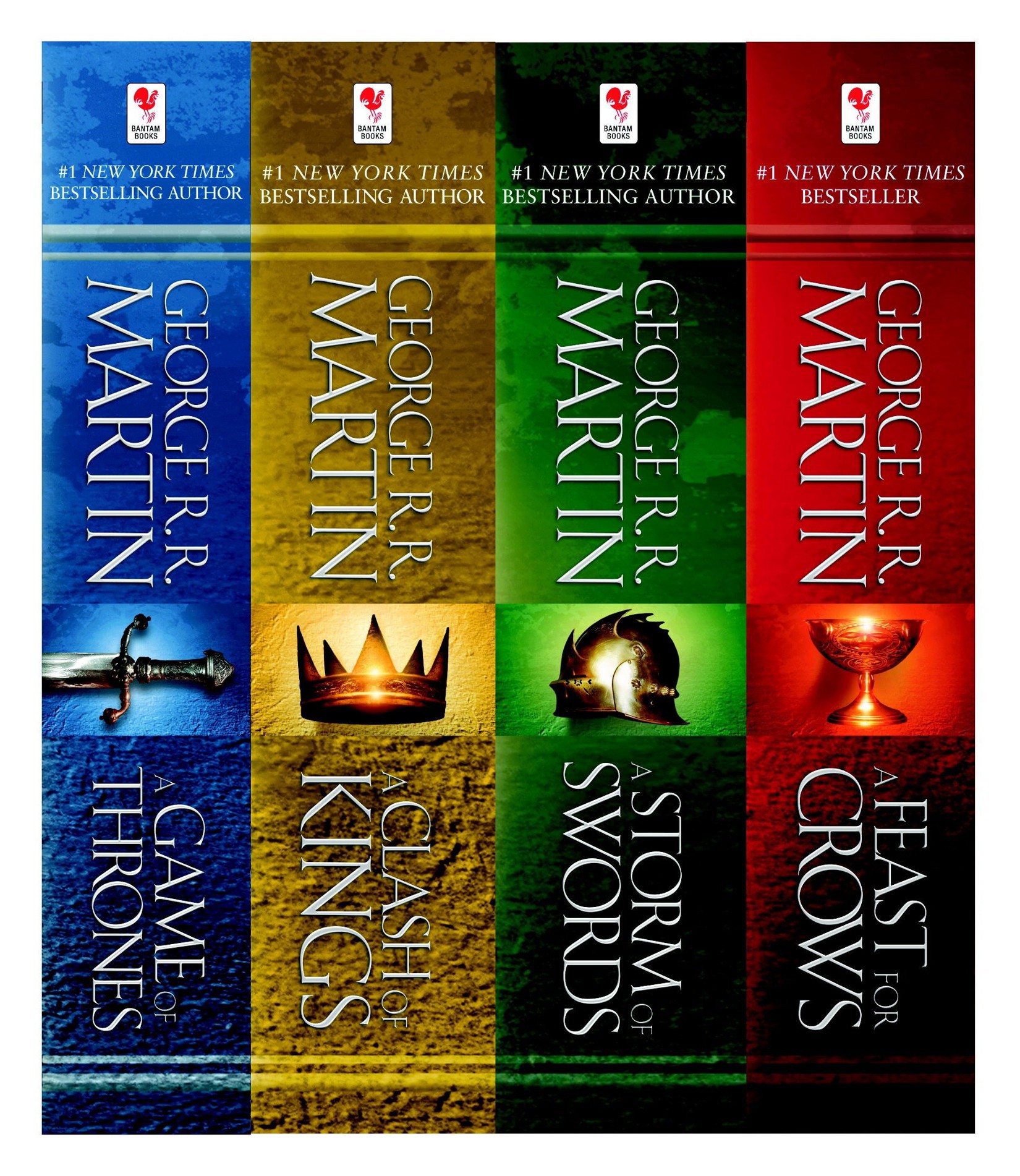 A Game of Thrones 4-Book Bundle: A Song of Ice and Fire Series: A Game of Thrones, a Clash of Kings, a Storm of Swords, and a Feast for Crows